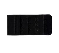 Miss Perfect Wow 2 Go BH Verlängerung 3 Haken Schwarz BH Verschluss Erweiterung Bra Extender 4,5 cm Breite