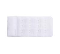 Miss Perfect Wow 2 Go BH Verlängerung 3 Haken Weiß BH Verschluss Erweiterung Bra Extender 4,5 cm Breite