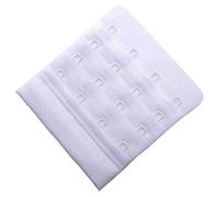 Miss Perfect Wow 2 Go BH Verlängerung 4 Haken Weiß BH Verschluss Erweiterung Bra Extender 7,6 cm Breite