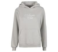 Miss Tee Angels Club Ladies Fluffy Hoody lightasphalt, L