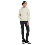 Miss Tee Damen Back Around Ladies Fluffy Hoody MST218 Whitesand-4XL