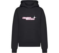 Miss Tee Couldn´t Care Less Fluffy Kapuzenpullover M Black