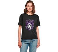 Miss Tee Damen Always On Fire Tee Black, S