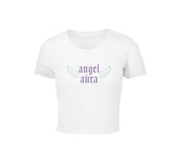 Miss Tee Damen-Tee Angel Aura Tee Weiß Größe L
