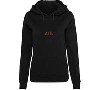 Miss Tee Damen Angel Hoody Black, L