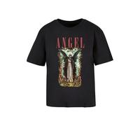 Miss Tee Damen Angel Tee Black, XXL