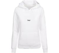 Miss Tee Kapuzenpullover Angel Wings - Damen Weiß Größe S