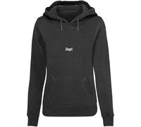 Miss Tee Damen Angel Wings Hoody Charcoal, M