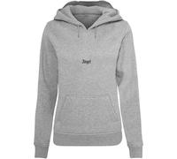Miss Tee Damen Angel Wings Hoody Heather Grey, 5XL