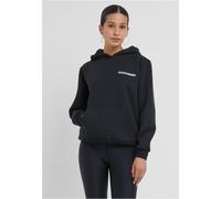 Miss Tee Damen Back Around Ladies Fluffy Hoody MST218 Black-L