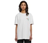 Miss Tee Damen Choose Kindness Oversize Boyfriend Tee L White