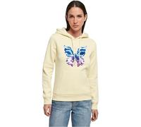 Miss Tee Damen Chromed Butterfly Hoody softyellow, L