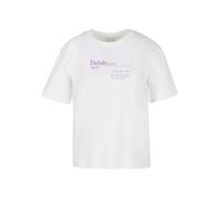 Miss Tee Damen T-Shirt Delulu Definition Tee Weiß Größe S
