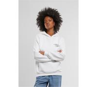 Miss Tee Damen Give A Damn Ladies Fluffy Hoody MST209 White-2XL