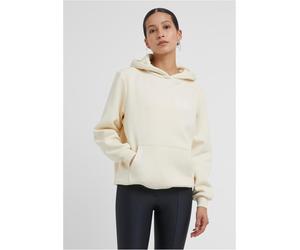 Miss Tee Damen Good Vibes Puff Print Ladies Fluffy Hoody MST207 Whitesand-M