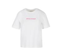 Miss Tee Damen T-Shirt Hot Girl Dinner Tee MST106 Weiß Größe L
