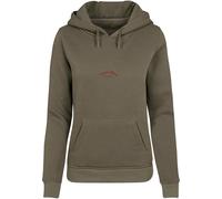 Miss Tee Damen Love is Blind Love is Cruel Hoody Olive, XXL