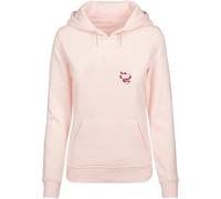 Miss Tee Damen Snakes Heart Hoody pink, L