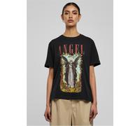 Miss Tee Damen T-Shirt Angel Tee Black-S