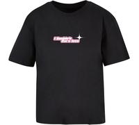 Miss Tee Damen T-Shirt Couldn't Care Less Tee MST177 Black-XS