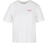 Miss Tee Damen T-Shirt Dreaming Of Friday MST355 White-2XL