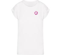 Miss Tee Damen T-Shirt Everything Is Nice Ladies Extended Shoulder MST354 White-S