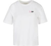 Miss Tee Women's MST365-Friday Girl Tee T-Shirt, White, Medium