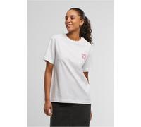 Miss Tee Damen T-Shirt Lucky Girl Syndrome MST313 White-XL