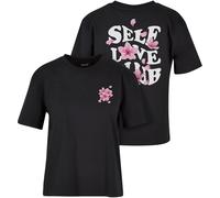 Miss Tee Damen T-Shirt Self Love Club Tee Black-S