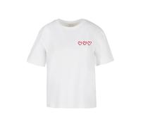 Miss Tee Damen Three In A Row Tee Weiß XXL