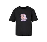 Miss Tee Damen T-Shirt Whatever Tee Schwarz Größe L