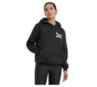 Miss Tee Kapuzenpullover Dreams Over Reality Fluffy Damen Schwarz XL