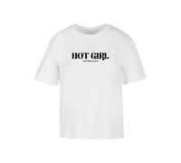 Miss Tee T-Shirt Hot Girl Diagnosis Weiß XS