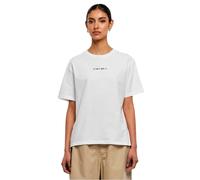 Miss Tee Damen T-Shirt I Don't Give A Tee Weiß Größe M