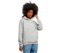 Kapuzensweatshirt MISS TEE "Miss Tee Karma Butterfly Ladies Fluffy Hoody", Damen, Gr. XL, lightasphalt, 70% Baumwolle, 30% Polyester, bedruckt, Rundhals, Sweatshirts (78313762-XL) lightasphalt