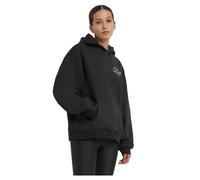 Miss Tee Damen Lost Flowers Ladies Fluffy Hoody MST216 Black-XS