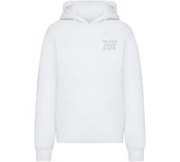 Miss Tee Never Look Back Ladies Fluffy Hoody White, L