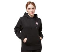 Kapuzenpullover MISS TEE "Miss Tee Self Love Club Hoody", Damen, Gr. M, schwarz, 80% Baumwolle, 20% Polyester, mehrfarbig, normal, ohne Ausschnitt, Pullover Kapuzenpullover (32005927-M) schwarz