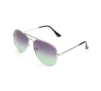 MissFox Damen Sonnenbrille Pilotenbrille Police Herren Sunglasses Sonne Brille Grau Grün