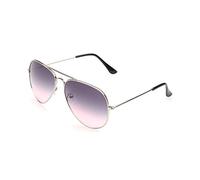MissFox Damen Sonnenbrille Pilotenbrille Police Herren Sunglasses Sonne Brille Grau Rosa