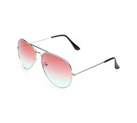 MissFox Damen Sonnenbrille Pilotenbrille Police Herren Sunglasses Sonne Brille Rot grün