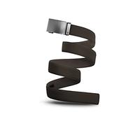 Mission Belt Herren Ratschengürtel aus Canvas - Ohne Löcher, 40 mm Metall-Schnalle - 40mm Gunmetal Buckle/Cedar Brown Canvas Strap, Extra Large (Up to 42")
