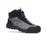 Black Diamond Mission Leather Mid WP (Steel Grey costal Blue) Women's Approach Shoe 41 (9.5 US)
