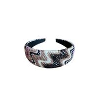 Missoni Knitted Headband, Strick-Haarreif, Zickzack-Multicolor-Cognac