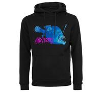 Mister Tee Kapuzensweatshirt Anxiety Hoody Herren 100% Baumwolle bedruckt Schwarz Gr. M