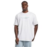 MT Upscale Men's MT3395-Appreciate Expect Oversize Tee T-Shirt, White, S