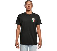 Mister Tee Azurro Italia Crest Tee Black, S