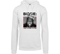 Mister Tee Biggie Crown Hoody White-XS