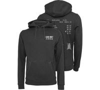 Mister Tee Cash Only Hoody Charcoal-XS