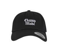 Mister Tee Basecap Champ Mode - Low-Profile Baumwoll-Twill - Schwarz, Einheitsgröße